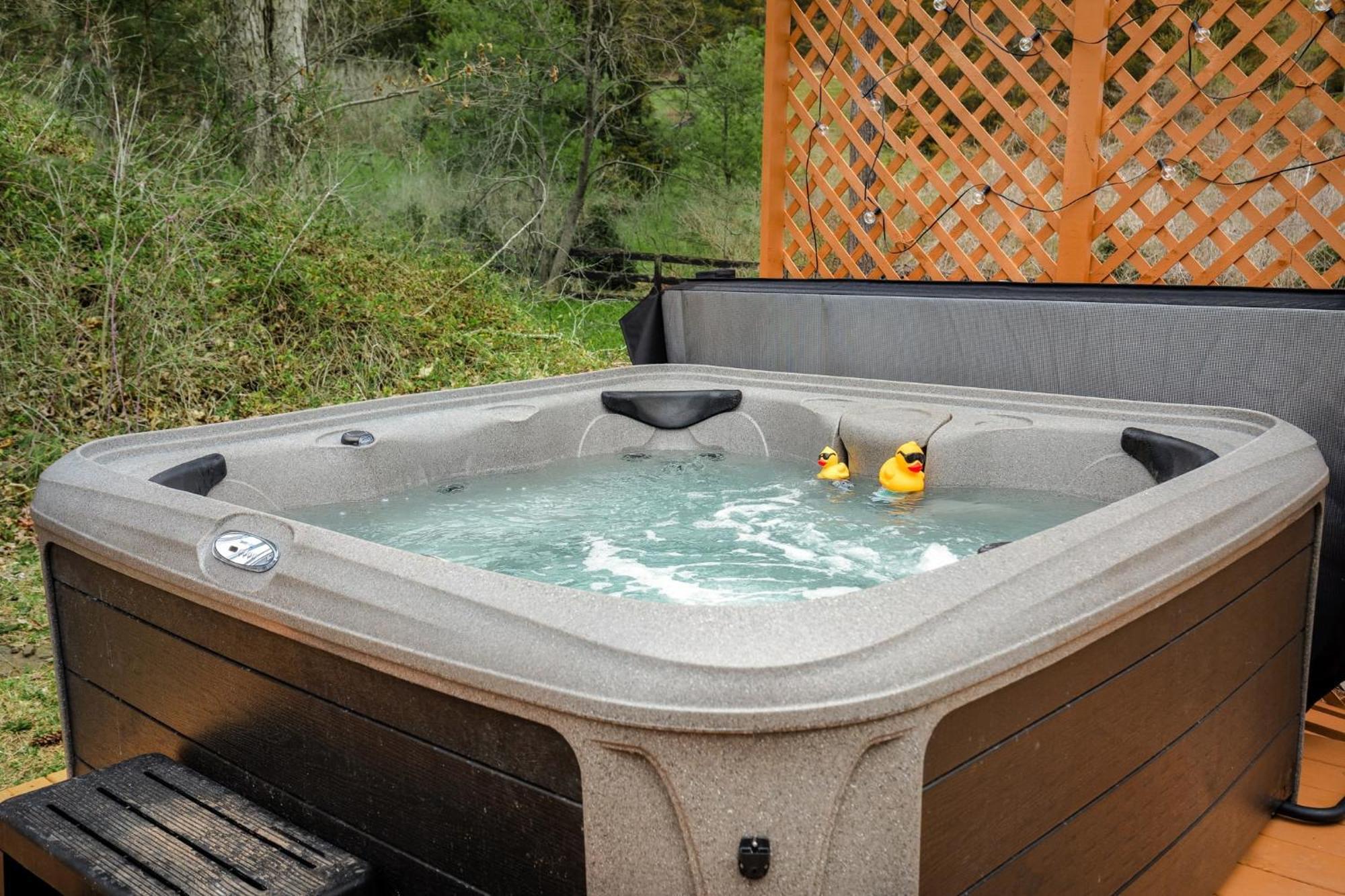 Creekside Cabin W Hot Tub, Fire Pit, Grill, Wifi! Basye Luaran gambar
